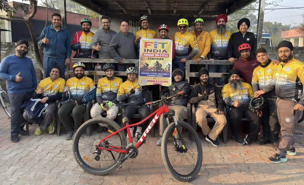 The Sunday on a Cycle campaign launched under the Fit India Movement